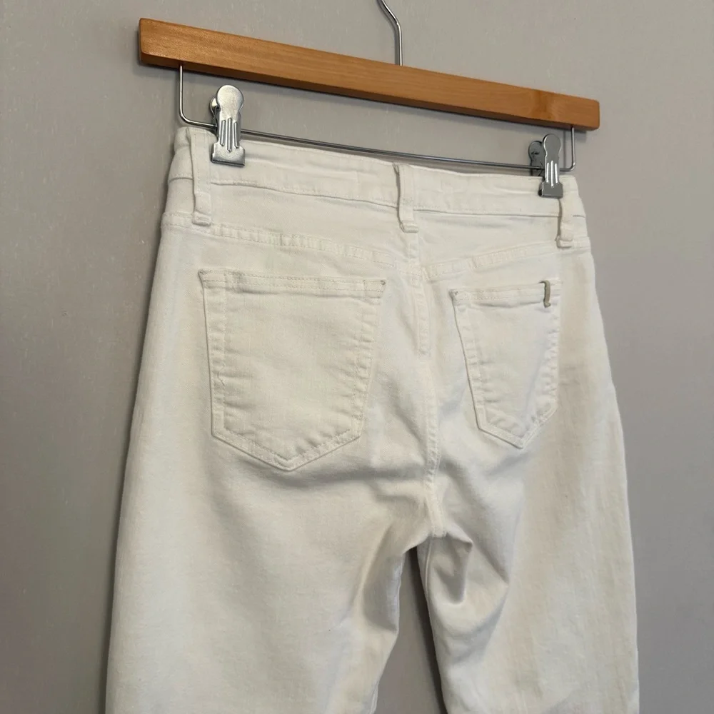 Joe's Jeans Women's Off-White Straight-Leg Jeans - Picture 7 of 16